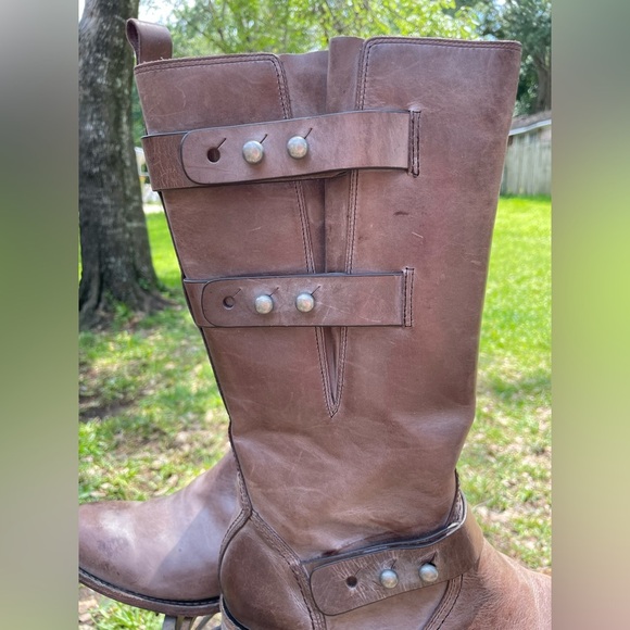 Spirit by Lucchese Boots Women’s US 10 Brown Leather Riding Western Cowboy - Picture 13 of 16